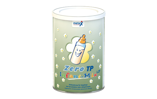 ZeroTP Infant MixLCP, bei Tyrosinämie oder Alkaptonurie, von Geburt an, Eiweißsupplement frei von Tyrosin und Phenylalanin (TP) in Pulverform